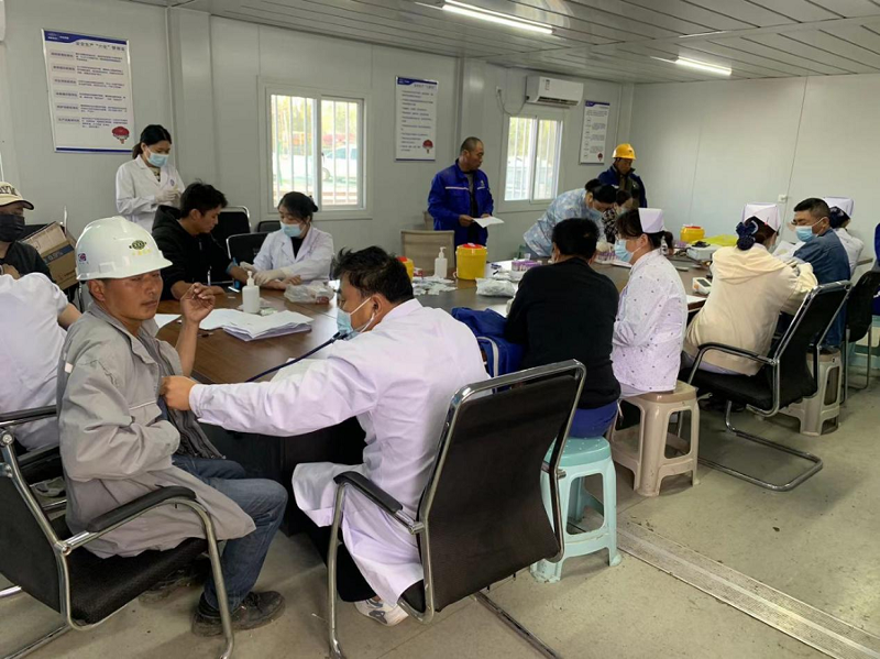 華北公司日照項目部開展“心系職工送健康、愛心體檢暖人心”活動