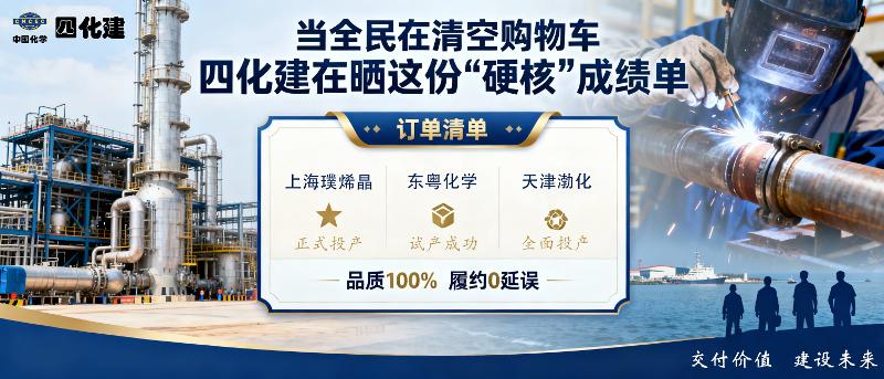 雙十一 | 當全民在清空購物車，四化建在曬這份“硬核”成績單！